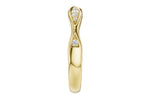 Allison Kaufman Diamond Wedding Band in 14K Yellow Gold, 0.12 ctw (W2711), alternate view