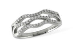 Allison Kaufman Diamond Wedding Band in 14K White Gold, 0.24 ctw (W1842)