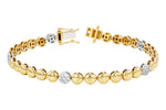 Allison Kaufman Diamond Bracelet in 14K Yellow & White Gold, 0.50 ctw