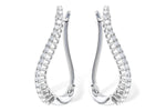Allison Kaufman Diamond Earrings in 14K White Gold, 1.00 ctw (E2088)