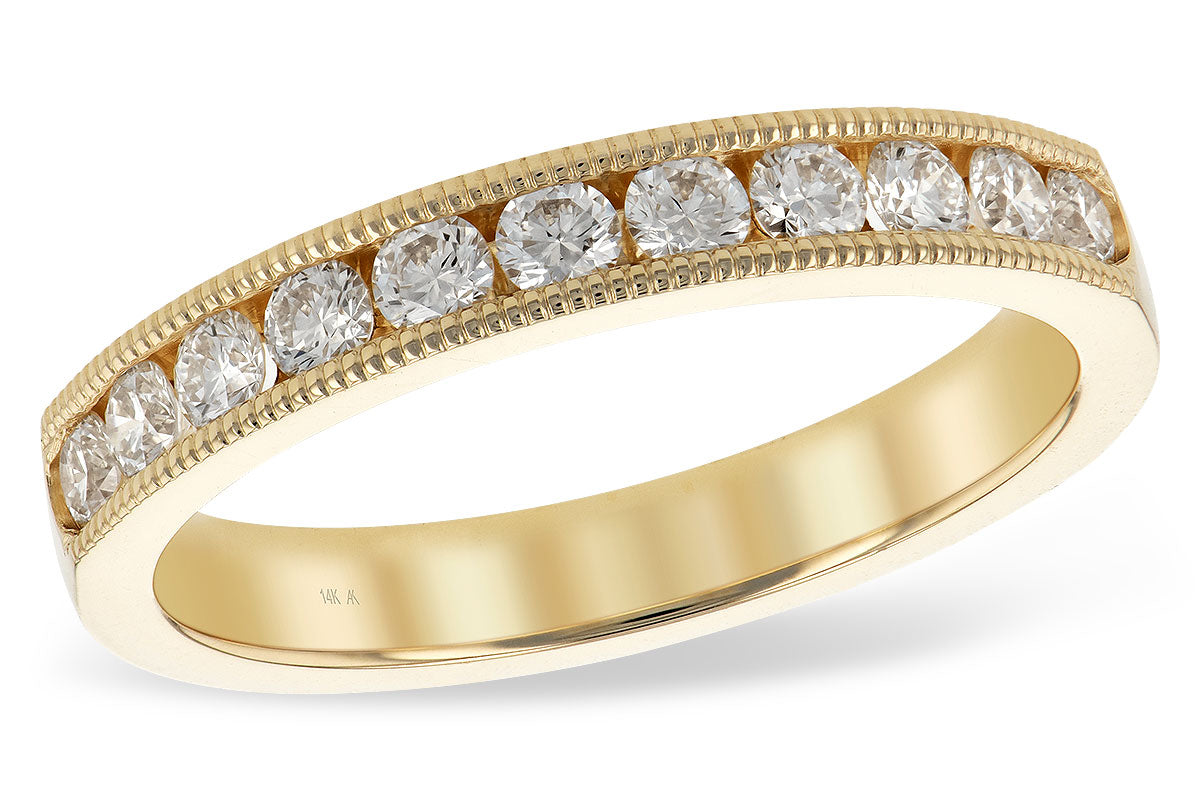 Allison Kaufman Diamond Wedding Band in 14K Yellow Gold, 0.50 ctw (WR108-50)