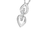 Allison Kaufman Diamond Necklace in 14K White Gold, 0.22 ctw (N8230), alternate view