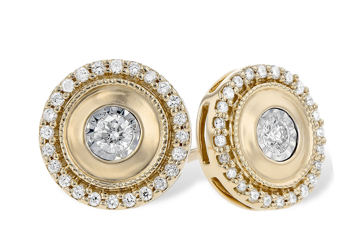Allison Kaufman Diamond Earrings in 14K Yellow Gold, 0.30 ctw