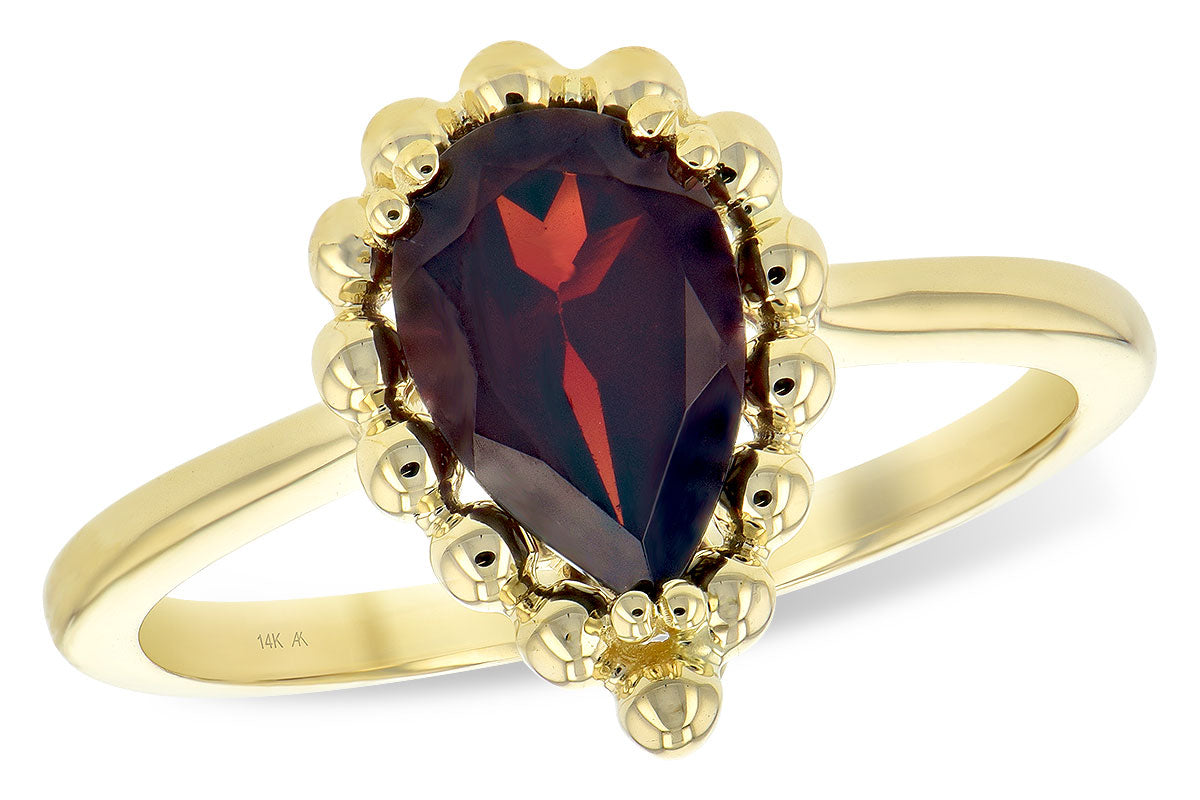 Allison Kaufman Garnet Ring in 14K Yellow Gold, 1.38 ctw
