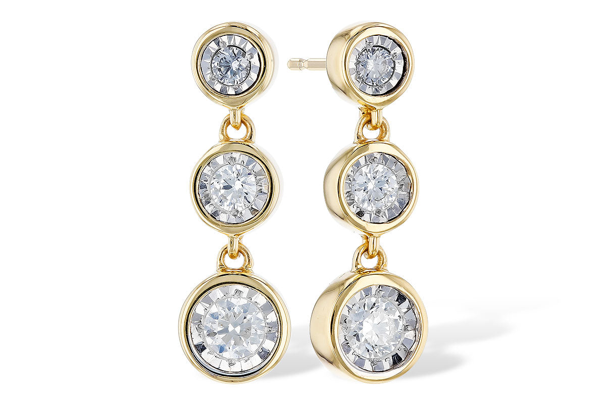 Allison Kaufman Diamond Earrings in 14K Yellow Gold, 0.20 ctw