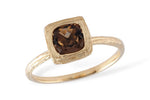Allison Kaufman Smoky Quartz Ring in 14K Yellow Gold, 0.82 ctw