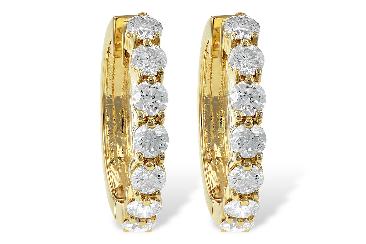 Allison Kaufman Diamond Earrings in 14K Yellow Gold, 2.00 ctw (ER104-2)