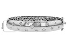 Allison Kaufman Diamond Bangle Bracelet in 14K White Gold, 0.30 ctw, alternate view