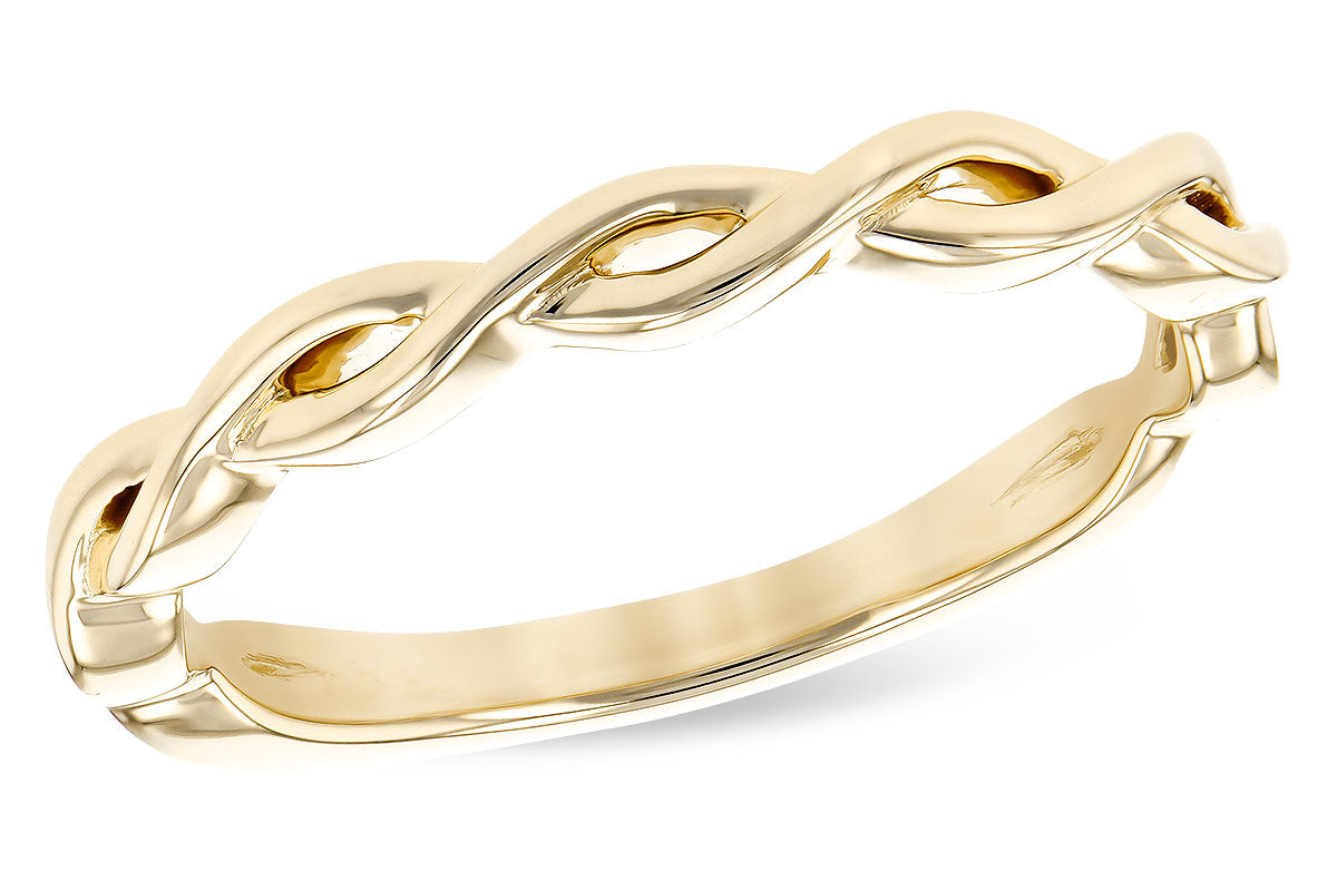 Allison Kaufman Wedding Band in 14K Yellow Gold (W2413)