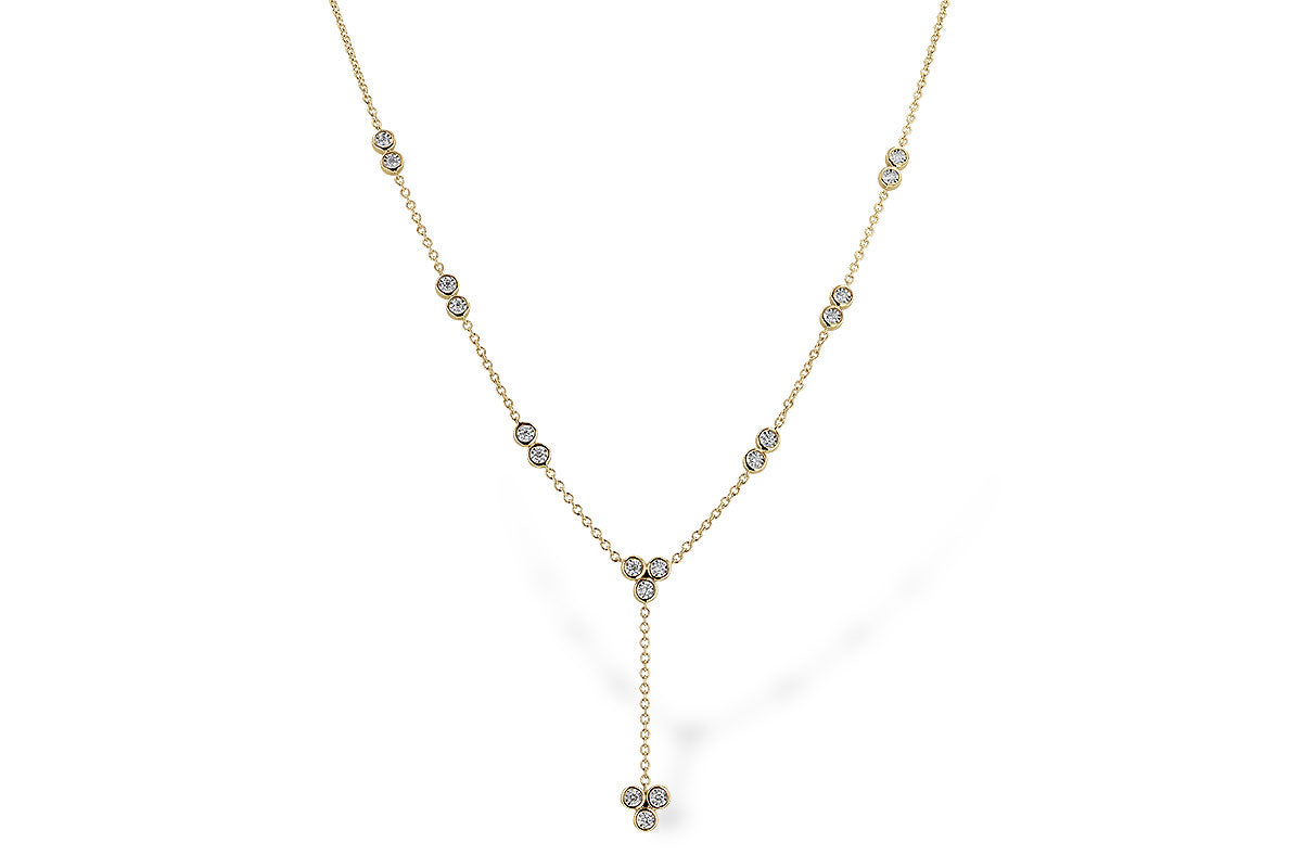 Allison Kaufman Diamond Necklace in 14K Yellow Gold, 0.32 ctw (N8374)