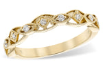 Allison Kaufman Diamond Wedding Band in 14K Yellow Gold, 0.13 ctw