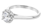 Allison Kaufman Diamond Engagement Ring Semi-Mount in 14K White Gold, 0.19 ctw (LR113-19), alternate view