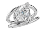 Allison Kaufman Engagement Ring Semi-Mount in 14K White Gold (L7926)