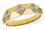 Allison Kaufman Diamond Wedding Band in 14K Yellow Gold, 0.24 ctw (W2696)