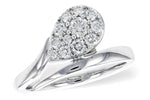 Allison Kaufman Diamond Ring in 14K White Gold, 0.50 ctw (D6078)