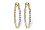 Allison Kaufman Diamond Earrings in 14K Yellow Gold, 2.00 ctw (ER807-2)