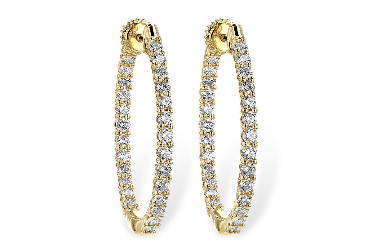 Allison Kaufman Diamond Earrings in 14K Yellow Gold, 2.00 ctw (ER807-2)