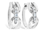Allison Kaufman Diamond Earrings in 14K White Gold, 0.34 ctw (E2060)