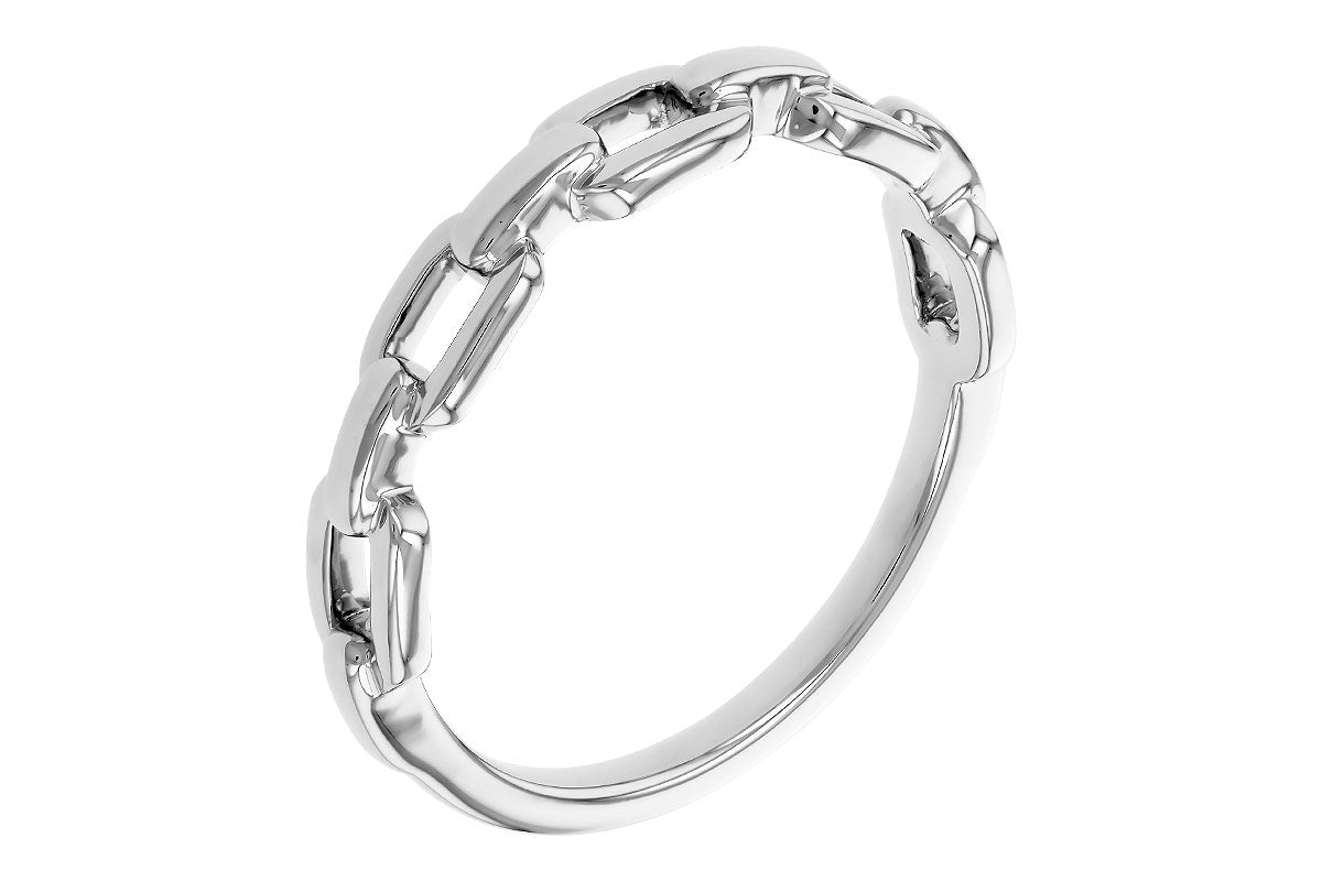 Allison Kaufman Wedding Band in 14K White Gold (W2662), alternate view