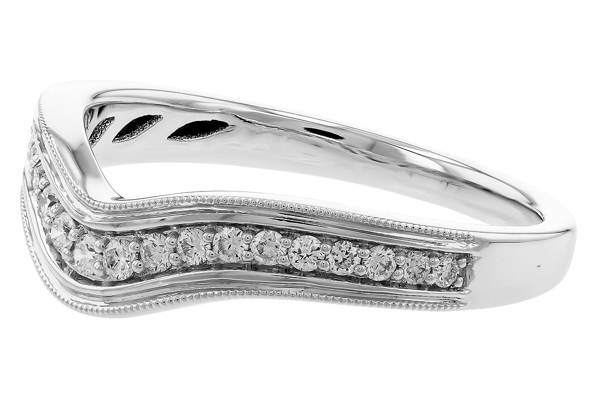 Allison Kaufman Diamond Band Enhancer in 14K White Gold, 0.20 ctw (W2667), alternate view