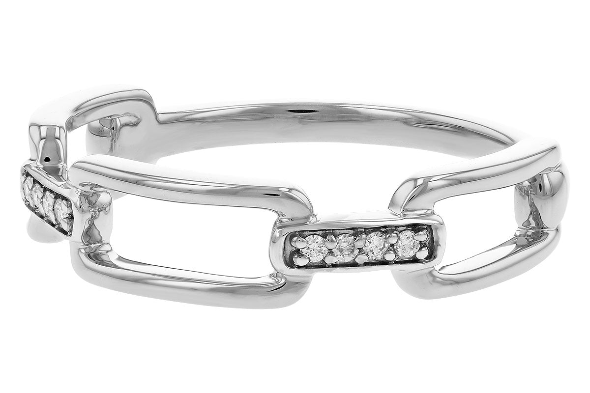 Allison Kaufman Diamond Ring in 14K White Gold, 0.04 ctw (D5972), alternate view