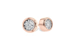 Allison Kaufman Diamond Earrings in 14K Rose Gold, 0.25 ctw (ER60-25)
