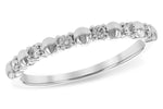 Allison Kaufman Diamond Wedding Band in 14K White Gold, 0.15 ctw (W2309)