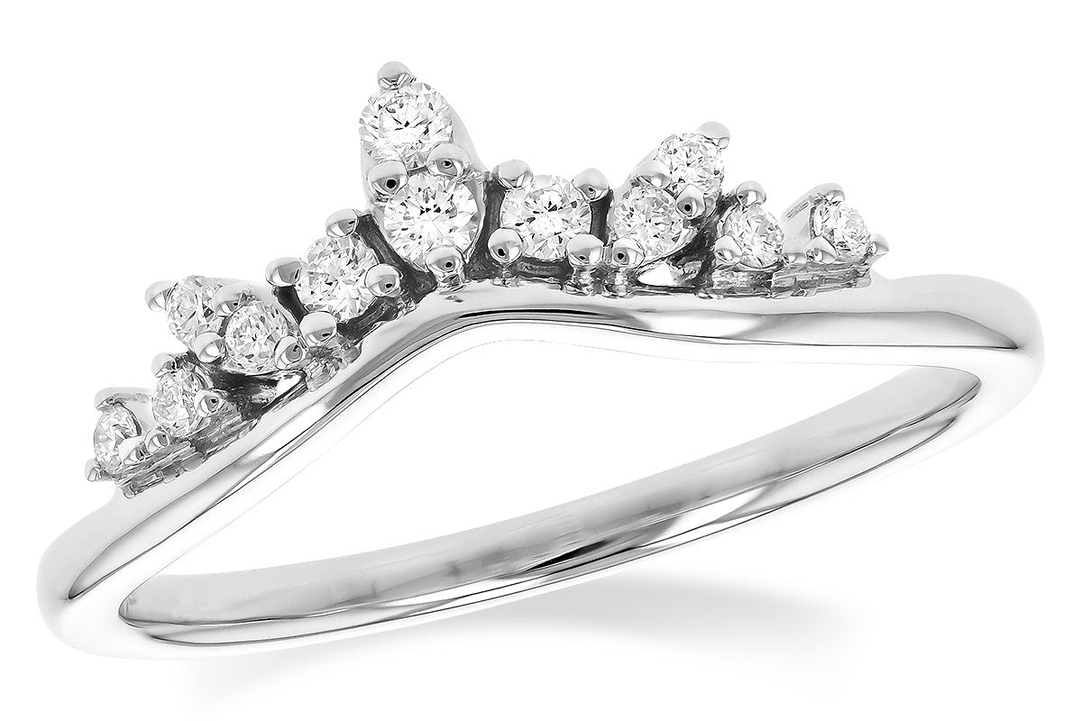 Allison Kaufman Diamond Band Enhancer in 14K White Gold, 0.15 ctw
