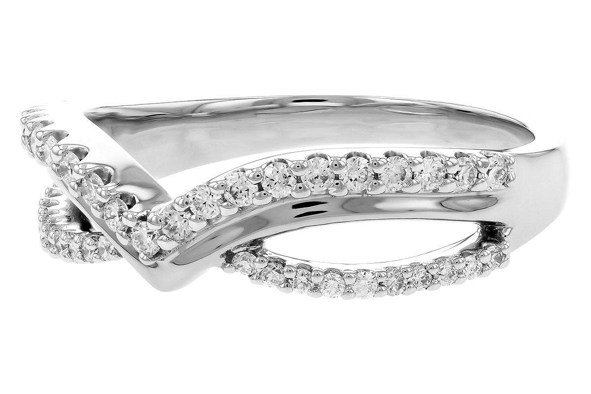 Allison Kaufman Diamond Band Enhancer in 14K White Gold, 0.30 ctw, alternate view
