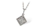 Allison Kaufman Diamond Necklace in 14K White Gold, 0.72 ctw (N7672)