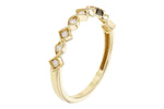 Allison Kaufman Diamond Wedding Band in 14K Yellow Gold, 0.11 ctw (W2482), alternate view