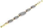Allison Kaufman Diamond Bracelet in 14K Yellow & White Gold, 0.75 ctw, alternate view