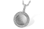 Allison Kaufman Diamond Necklace in 14K White Gold, 0.12 ctw