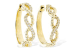 Allison Kaufman Diamond Earrings in 14K Yellow Gold, 0.18 ctw (E2119)