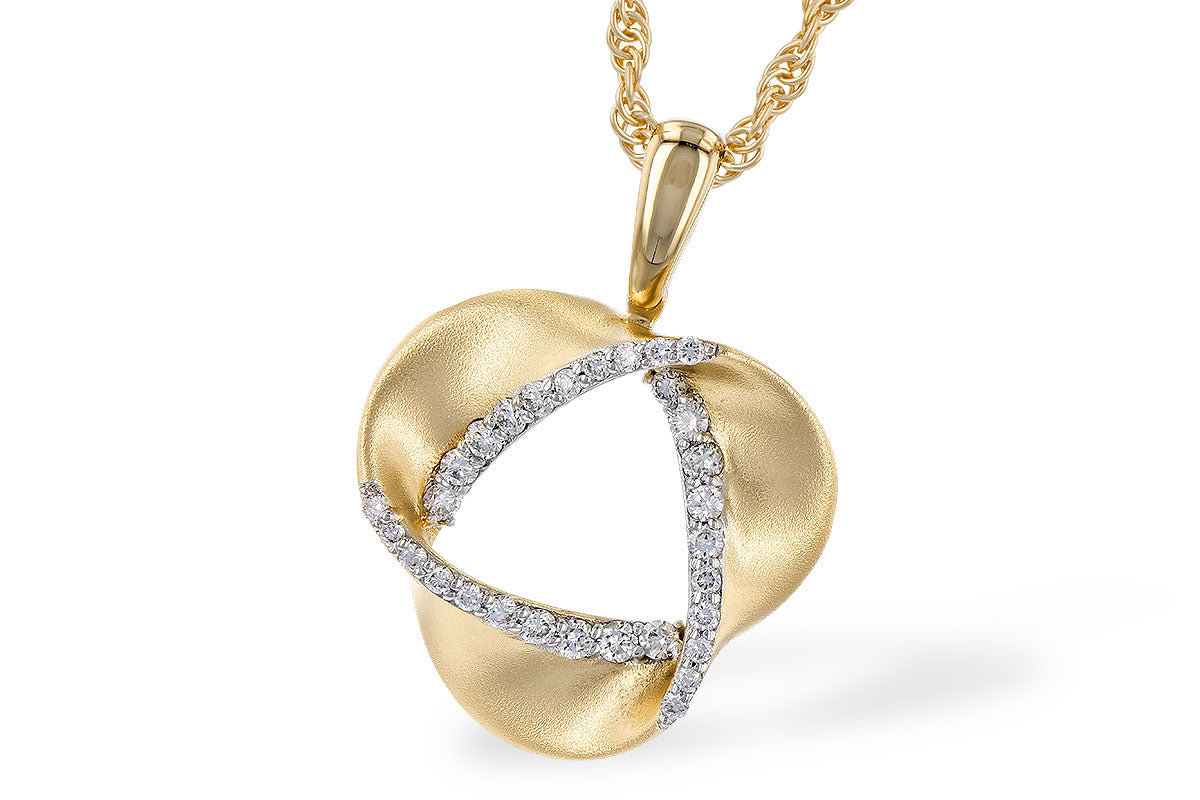 Allison Kaufman Diamond Necklace in 14K Yellow Gold, 0.20 ctw (N8340)