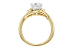 Allison Kaufman Diamond Engagement Ring Semi-Mount in 14K Yellow Gold, 0.24 ctw (L7577), alternate view