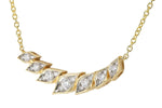 Allison Kaufman Diamond Necklace in 14K Yellow Gold, 0.36 ctw (N8539), alternate view