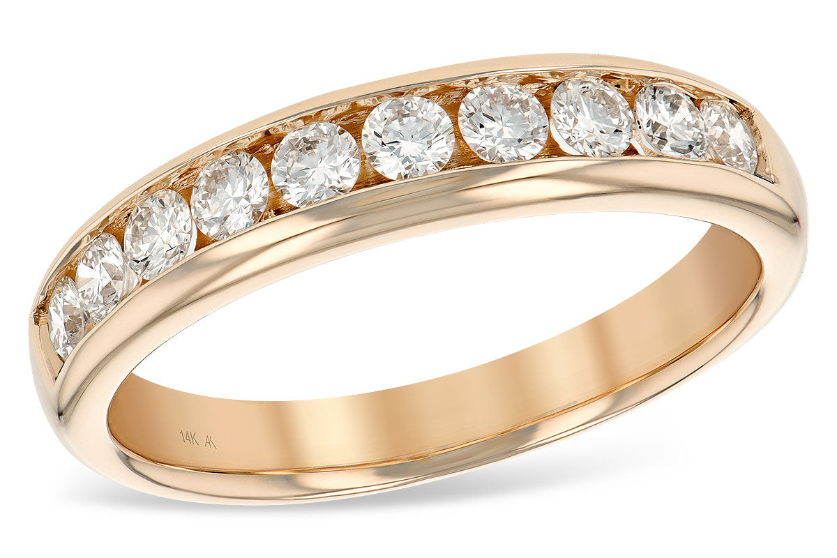 Allison Kaufman Diamond Wedding Band in 14K Rose Gold, 0.50 ctw (WR111-50)