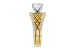Allison Kaufman Diamond Engagement Ring Semi-Mount in 14K Yellow Gold, 0.50 ctw (L7912), alternate view