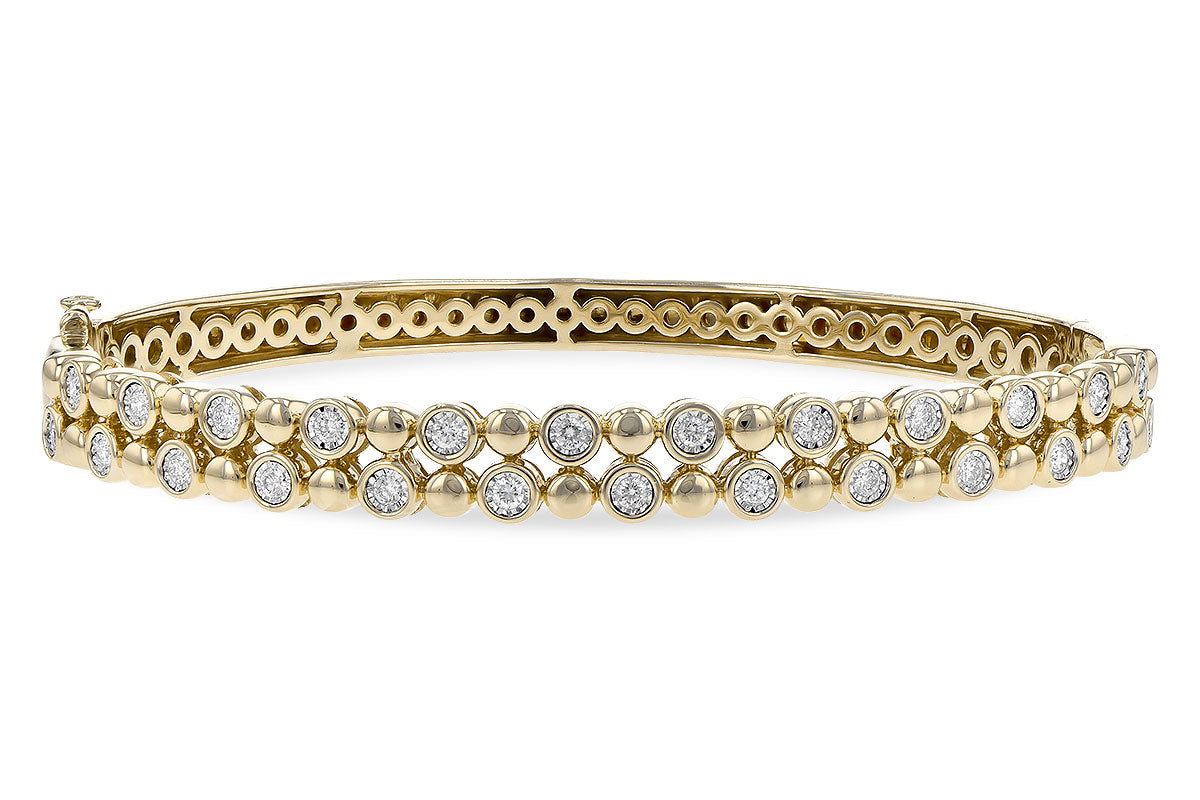 Allison Kaufman Diamond Bangle Bracelet in 14K Yellow Gold, 0.50 ctw (B1274)