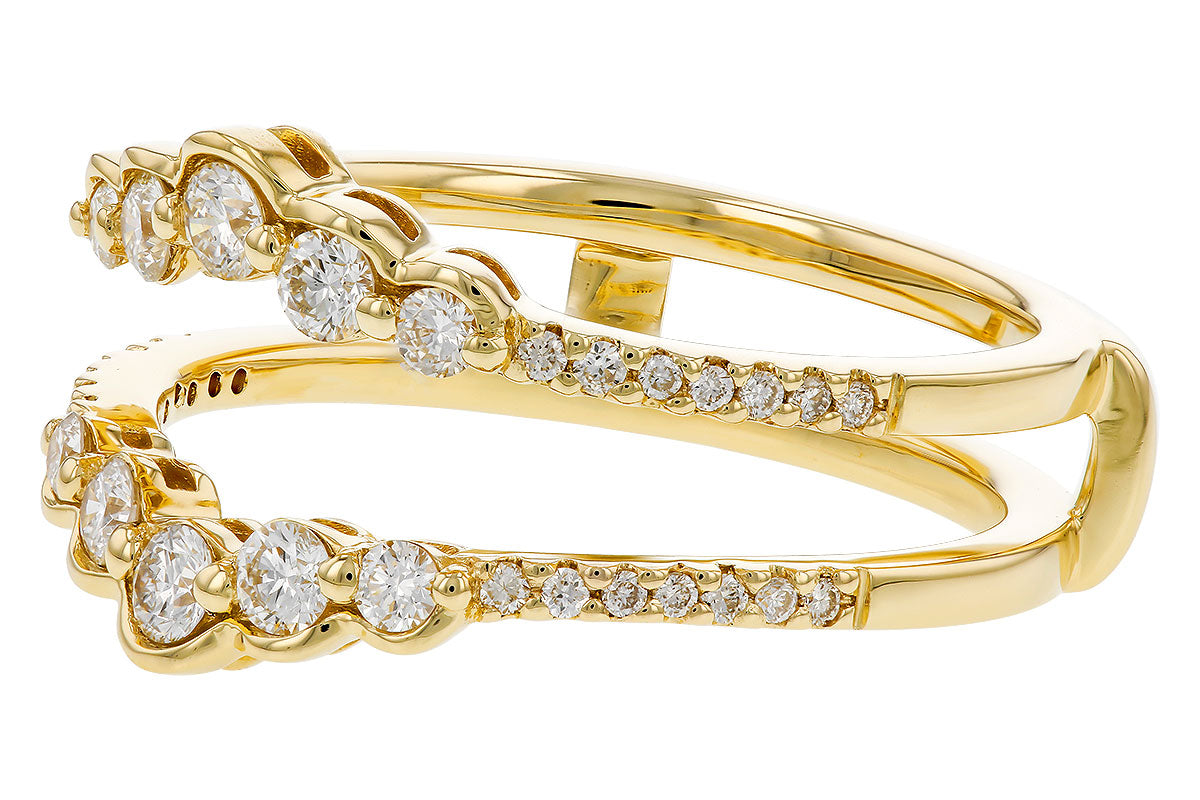 Allison Kaufman Diamond Ring Guard in 14K Yellow Gold, 0.50 ctw (W2634), alternate view