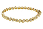 Allison Kaufman Fancy-Cut Diamond Bracelet in 14K Yellow Gold, 2.15 ctw, alternate view
