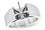 Allison Kaufman Engagement Ring Semi-Mount in 14K White Gold (L7806)