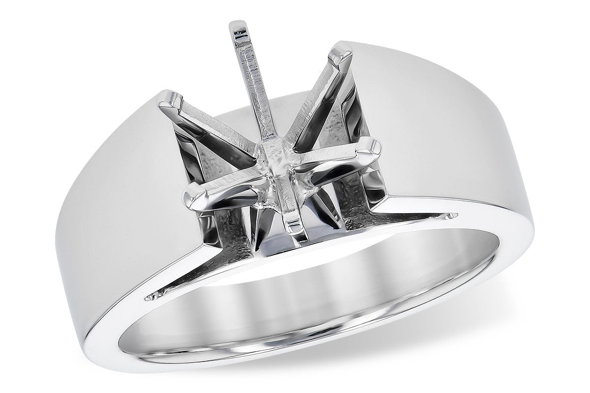 Allison Kaufman Engagement Ring Semi-Mount in 14K White Gold (L7806)