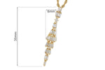 Allison Kaufman Diamond Necklace in 14K Yellow Gold, 0.35 ctw, alternate view