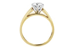 Allison Kaufman Diamond Engagement Ring Semi-Mount in 14K Yellow Gold, 0.33 ctw (L7235), alternate view