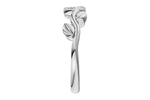 Allison Kaufman Wedding Band in 14K White Gold (W2658), alternate view