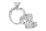 Allison Kaufman Diamond Engagement Ring Semi-Mount in 14K White Gold, 0.50 ctw (L7953), alternate view