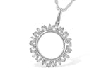 Allison Kaufman Diamond Necklace in 14K White Gold, 0.20 ctw