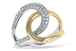 Allison Kaufman Diamond Ring in 14K Two-Tone Gold, 0.25 ctw